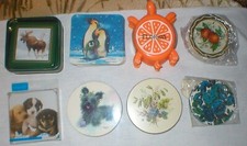Animals flowers coasters for sale  Tribes Hill