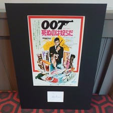 Roger moore signed for sale  TWICKENHAM