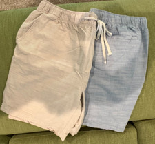 Usado, Novo! Shorts de cintura elástica de linho St. John's Bay masculino grande e alto 3XLT. Bolsos. comprar usado  Enviando para Brazil