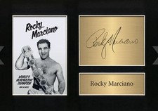 Rocky marciano signed for sale  HEREFORD