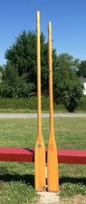 Blond wooden oars for sale  Newport