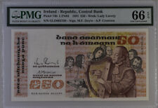 Consecutive Pair Ireland 50 pounds Carolan P74b Irish Irland 5.11.91 PMG66EPQ comprar usado  Enviando para Brazil