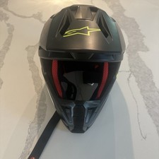 Capacete de motocicleta Alpinestars S-M5 sólido preto tamanho M usado comprar usado  Enviando para Brazil