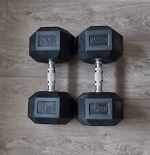 Dumbbells weight set for sale  PONTYPOOL