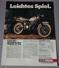 Werbeseite yamaha 250 gebraucht kaufen  Rastede