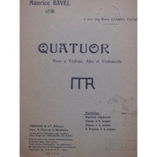 Ravel maurice quatuor d'occasion  Blois