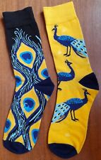 Novelty peacock socks for sale  ENFIELD