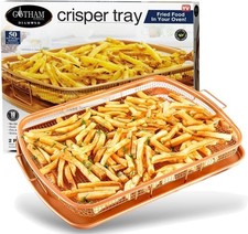 Taca GOTHAM STEEL XXL – Taca Crisper – brązowa na sprzedaż  PL