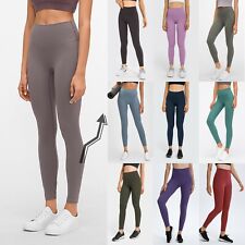 Leggings femininas FITINCLINE amanteigada macia calça ioga academia fitness sem costura frontal comprar usado  Enviando para Brazil