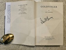Signed - Ian Fleming Goldfinger 1959 First Book Club Edition (DustJacket) comprar usado Signed - Ian Fleming Goldfinger 1959 First Book Club Edition (DustJacket) comprar usado  Enviando para Brazil