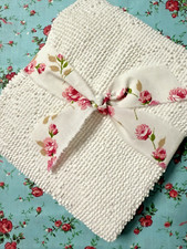 Vintage white chenille for sale  Zimmerman