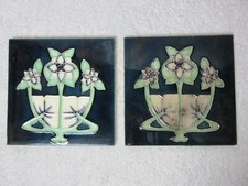 Pair matching majolica for sale  RETFORD