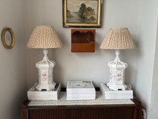Pair table lamps for sale  SOUTHSEA