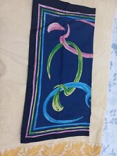 Foulard vintage blu usato  Morimondo