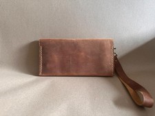 Long leather wallet for sale  WORKSOP