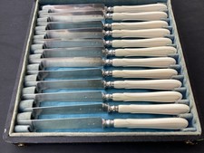 Couteaux coffret. argent d'occasion  Oullins