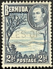 Bermuda, Scott 120, King George VI e Grape Bay, Usado, F-VF, Pequenas Falhas comprar usado Bermuda, Scott 120, King George VI e Grape Bay, Usado, F-VF, Pequenas Falhas comprar usado  Enviando para Brazil
