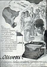 Pubblicita 1927 olivetti usato  Biella