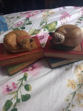 Vintage wooden cat for sale  ACCRINGTON