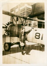 Pré-guerra Marinha dos EUA Warren Gaboury NAS Pensacola FL foto avião, piloto Griffith comprar usado  Enviando para Brazil