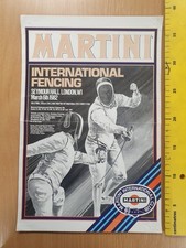 Original fencing poster for sale  CORBY