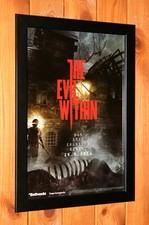 The Evil Within PS3 PS4 Xbox One 360 raro pequeno pôster/página de anúncio emoldurada. comprar usado  Enviando para Brazil