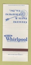 Matchbook cover whirlpool for sale  USA