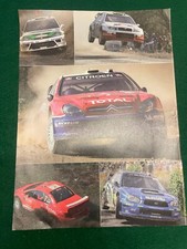 RALLY CARS CITROEN FORD SKODA PEUGEOT SUBARU ANÚNCIO ARQUIVO A4 XB comprar usado  Enviando para Brazil