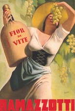 Boccasile cartolina pubblicita usato  Roma