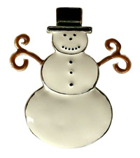 Enameled snowman pin for sale  Plymouth
