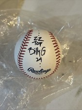 BILLY GIBBONS ZZ TOP AUTÓGRAFO ASSINADO ROMLB BOLA DE BEISEBOL ACOA ROCK STAR GUITARRA comprar usado  Enviando para Brazil