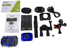 Cámara digital submarina Vivitar DVR 783HD + accesorios de montaje en memoria de 8 GB video segunda mano  Embacar hacia Mexico