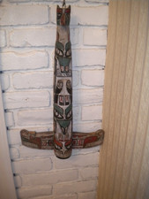 Carved wood totem for sale  Philadelphia