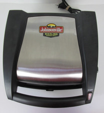 Johnsonville Sizzling Sausage Grill elétrico interno BTG-0498 trava quebrada testada comprar usado  Enviando para Brazil
