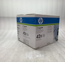 Cartuchos de toner preto Gen HP 42X Q5942XD pacote duplo 4250 4350 CAIXA ABERTA comprar usado  Enviando para Brazil