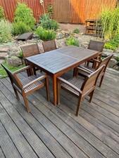 Gartenmöbel set eukalyptus gebraucht kaufen  Erlenbach a.Main