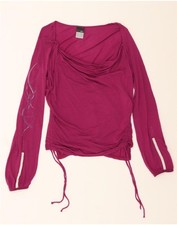 Usado, Blusa NIKE Feminina Gráfica Manga Longa Reino Unido 10/12 Rosa Média VI03 comprar usado  Enviando para Brazil