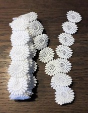 Weiße baumwollspitze spitze gebraucht kaufen  Berlin