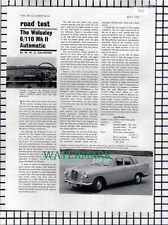 Wolseley 110 automatic for sale  SHILDON
