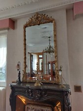 Grand miroir ancien d'occasion Grand miroir ancien d'occasion  Bagnères-de-Luchon