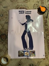 Pôster Thin Lizzy Light in the Attic primeiros 3 álbuns Kiss Rock Metal Phil Lynott comprar usado  Enviando para Brazil