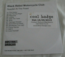 * BLACK REBEL MOTORCYCLE CLUB - Specter At The Feast ( CD album) PROMO comprar usado  Enviando para Brazil