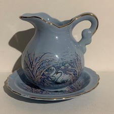 JARRO DE CERÂMICA VINTAGE BELINA SWAN PIRES JARRO PRATO COTTAGECORE COQUETTE 🦢🌸 comprar usado  Enviando para Brazil