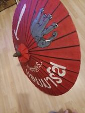 Red chinese parasol for sale  DONCASTER