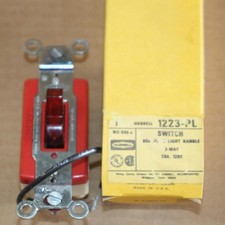 One Hubbell 1223-PL luz piloto cabo vermelho interruptor de 3 vias 20A 125V mais disponível, usado comprar usado One Hubbell 1223-PL luz piloto cabo vermelho interruptor de 3 vias 20A 125V mais disponível, usado comprar usado  Enviando para Brazil