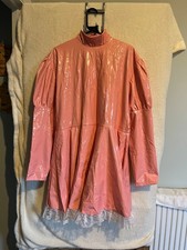 Pink pvc frilled for sale  FARNHAM