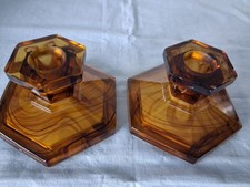 Pair davidson amber for sale  BOLTON