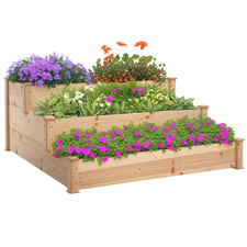 Outsunny tier wooden for sale  GREENFORD
