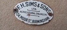 Vintage enamel sign for sale  WOLVERHAMPTON
