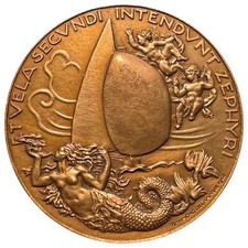 Médaille bronze sirène d'occasion  Fontainebleau